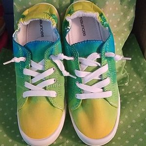 Custom tye dye sneakers